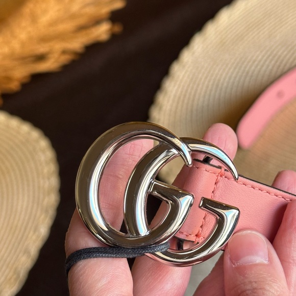 Gucci belt 24 inch pink main image 4